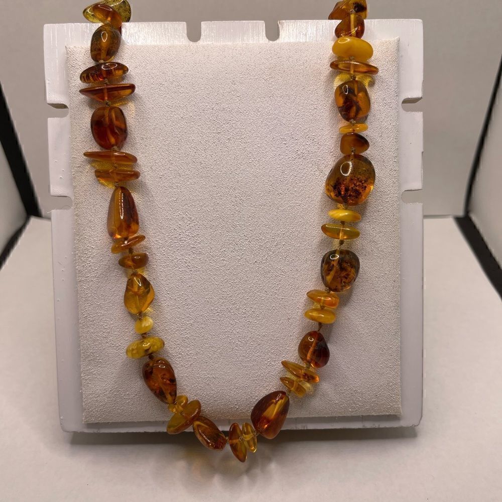 Necklace made real different amber’s - Picture 2 of 13